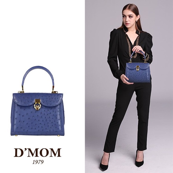 Pre-order D'MOM elegant ostrich handmade bag! - Picture 4 of 8